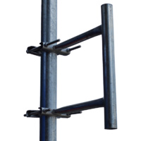 Telco Galvanised Clamp Stand Off Mount - 50mm