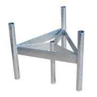 Heavy Duty Galvanised Mast Head - 3 Sector Cluster Mount