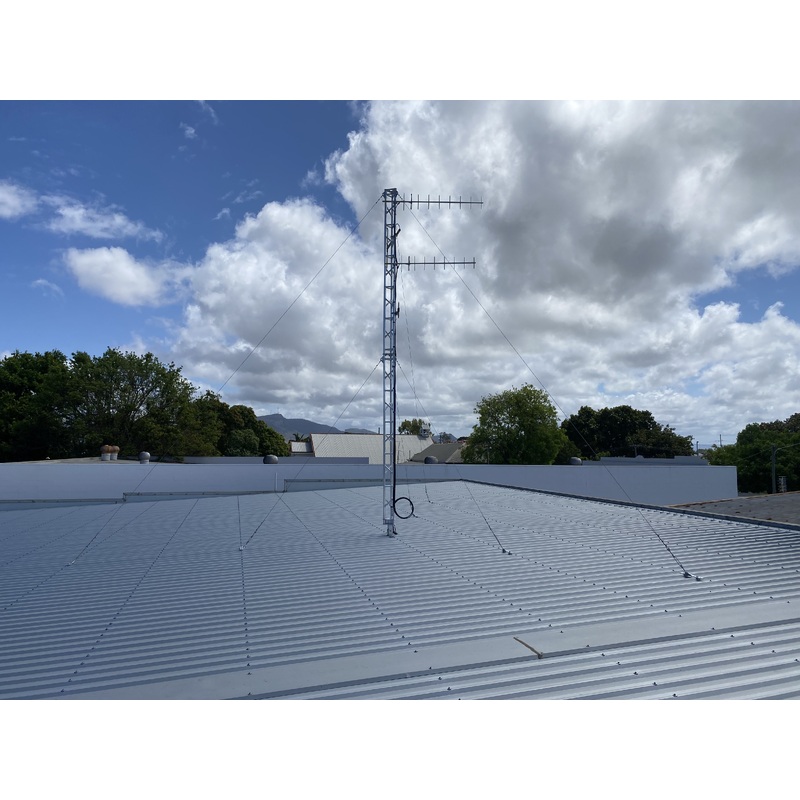 12 meter Aluminium Guyed Lattice Mast