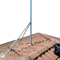 Heavy Duty Tile Roof Galvanized Mount 50mm - Various Lengths