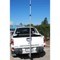 Aluminium Tow Ball replacement with 5.7m Aluminium Telescopic Mast - Quickly Removable