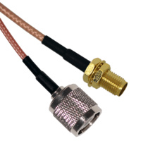 TNC Male to SMA Female Patch Lead - 15cm Cable