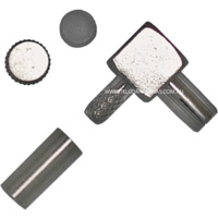 TS9 Male Right Angle Crimp Connector - RG174/RG316/LMR100