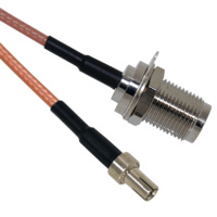 TS9 to TNC Female Patch Lead - 15cm Cable