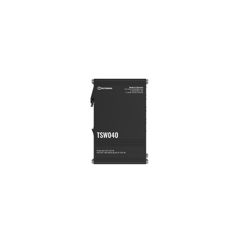 Teltonika TSW040 Industrial Unmanaged 8-port PoE+ Switch