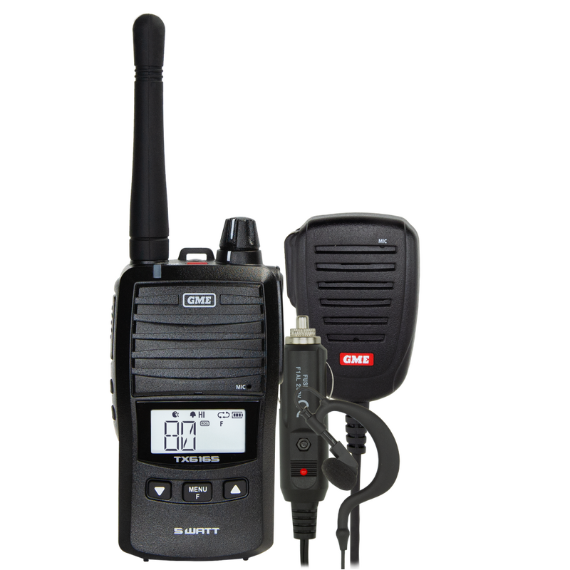 GME TX6165 5Watt Waterproof Handheld UHF CB