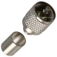 UHF Male Crimp Connector - LMR400/RG8