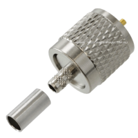 UHF Male Crimp Connector - RG58/LMR195/Belden 9907