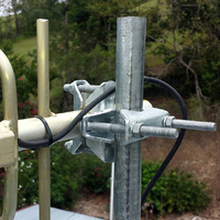 UNV1 Yagi Mounting Antenna Bracket - Right Angle Galvanised