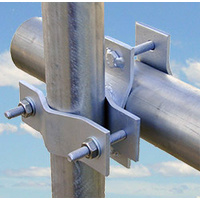 ZCG Scalar UAM90L Galvanised Right Angle Clamp Antenna Bracket