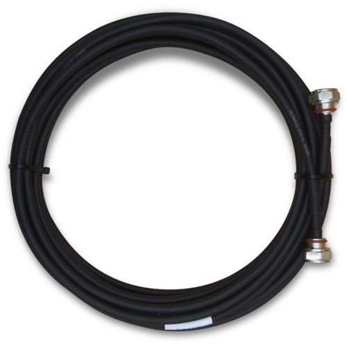 TEL150 1/4" Corrugated Coaxial Cable Assembly - 1.5m - 4.3-10 Male to 4.3-10 Male