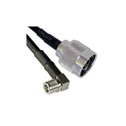 LCU195 3m Coaxial Cable - N Male to Right Angle QMA Male
