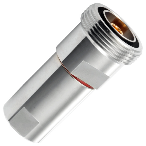 7/16 DIN Female Compression Connector - 1/2" Flexible Cable