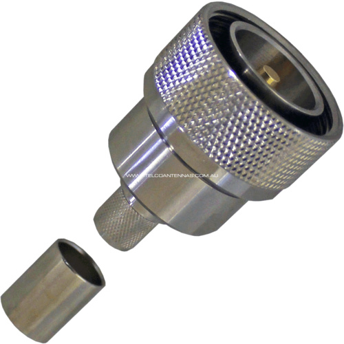 7/16 DIN Male Crimp Connector - LMR400/RG8