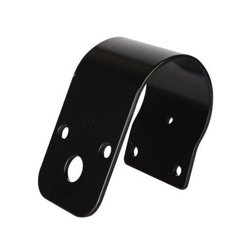 Black 76mm Wrap Around Bull bar Antenna Bracket