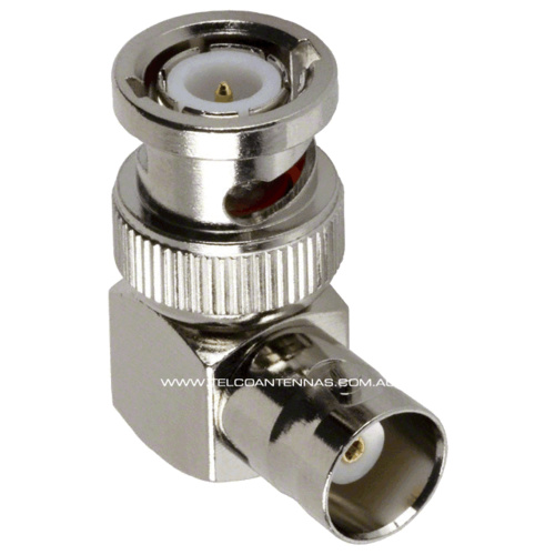 BNC Female to BNC Male Right Angle Adaptor