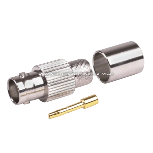 BNC Female Crimp Connector - LMR400/RG8