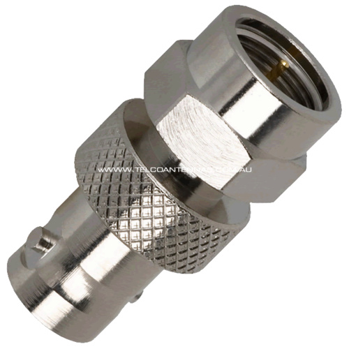 BNC Female to F Male Adaptor