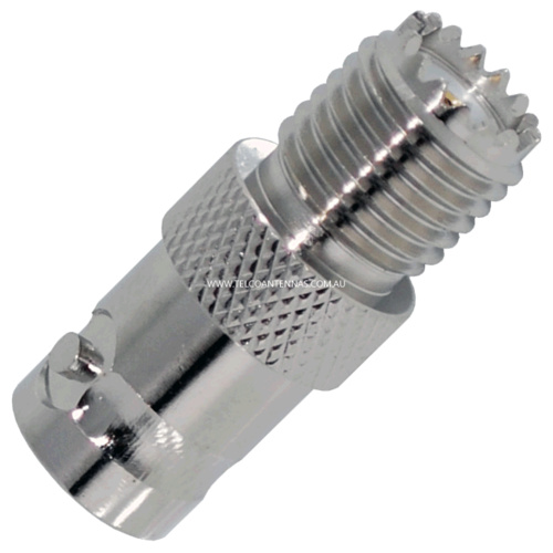 BNC Female to Mini-UHF Female Adaptor