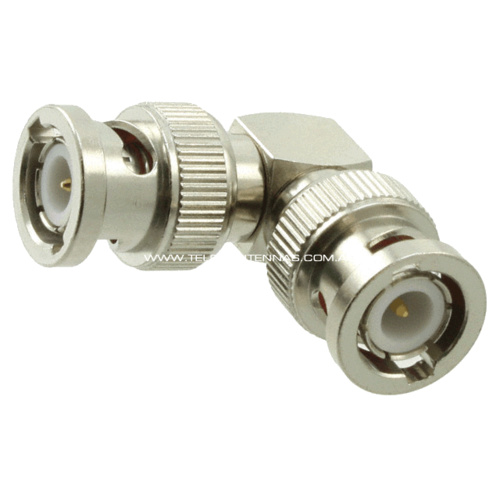 BNC Male to BNC Male Right Angle Adaptor