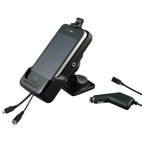 Smoothtalker iPhone 8+ 7+ Cradle - Dash Mount, Charger & Antenna Connection