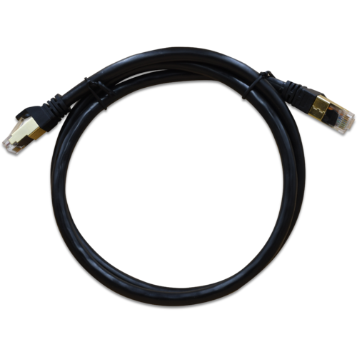 WildCat Cat6 Outdoor UV F/UTP 1m Ethernet Cable - ESD Shielded RJ45