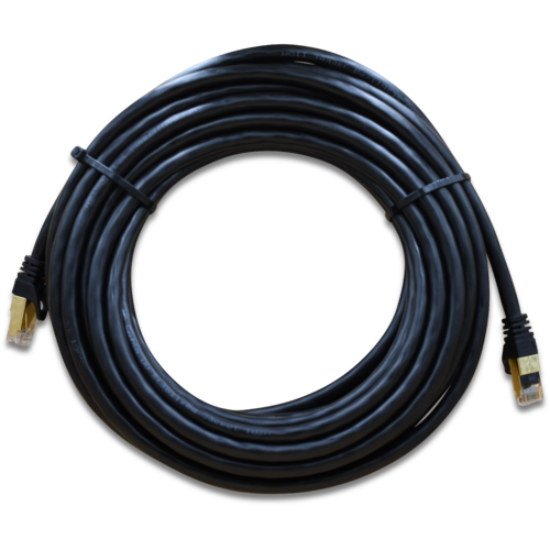 WildCat Cat6 Outdoor UV F/UTP 10m Ethernet Cable - ESD Shielded RJ45