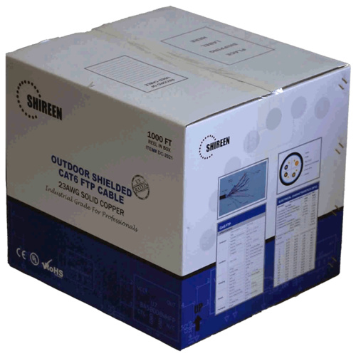 Shireen Outdoor Shielded Cat6 Ethernet Cable - 305m Reel