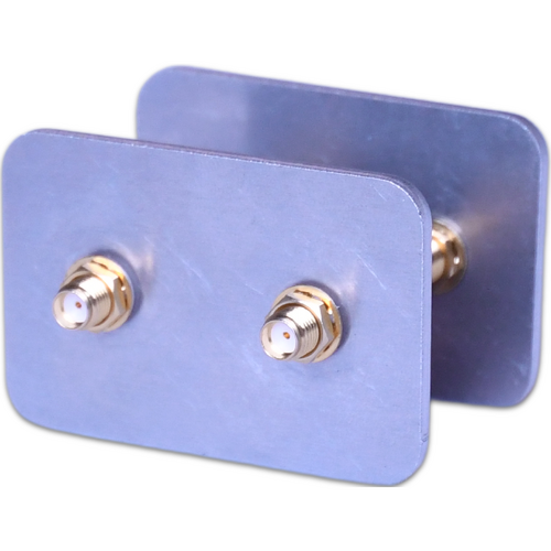 Externally Mounted Dual SMA Wall Plate 