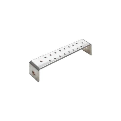 Optus Earth Bar 300mm Nominal, Two Hole, Bent Both Ends, Tinned