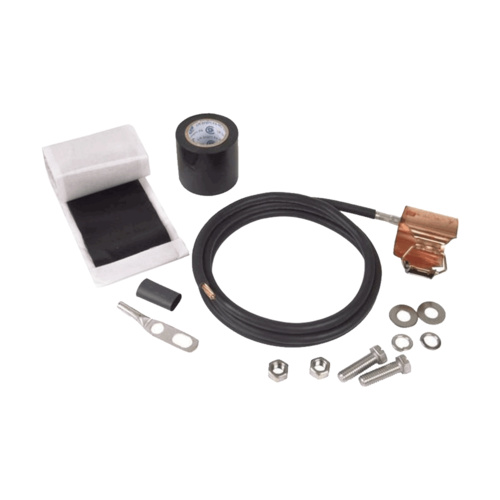 Feeder Earthing Kit, Tinned Copper, Suit Ø 1-5/8” Coaxial Cable
