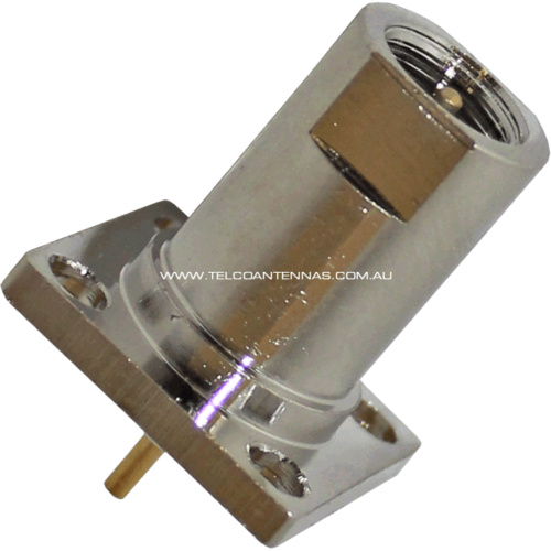 FME Male Panel Mount - Square Flange
