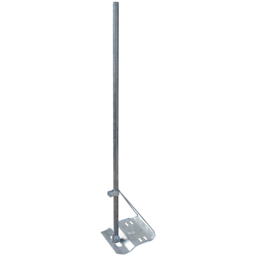 Light Galvanised Tile Roof Mount 25mm - 1.2m