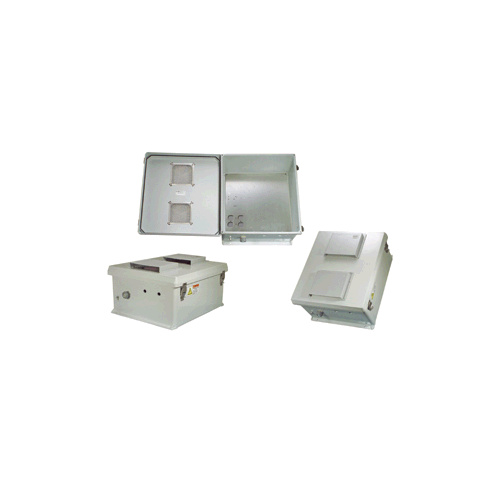 Weatherproof Enclosure with Vent & Mount Plate - 450x400x200mm