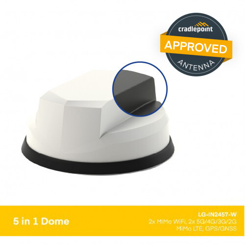 Panorama LG-IN2457 5-in-1 MIMO Antenna - 3G+4G+5G + GPS + WiFi - 700-6000MHz