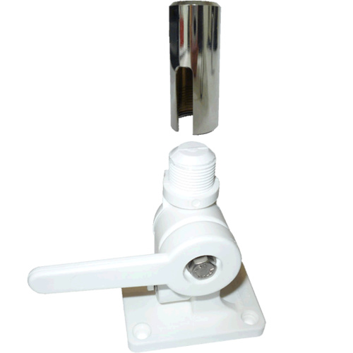 Marine Nylon Knockdown Mount and 13mm Diameter Adaptor