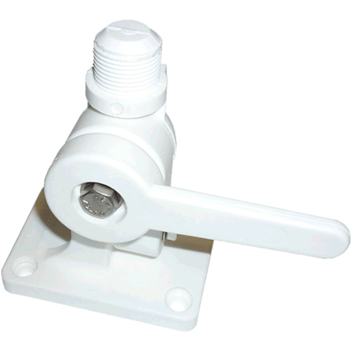 5" Nylon Marine/Deck Antenna Ratchet Mount Antenna Bracket