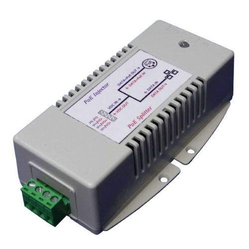 Gigabit Passive Power over Ethernet Splitter Injector - DC-DC
