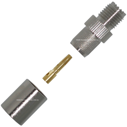 Mini-UHF Female Crimp Connector - LMR400/RG8
