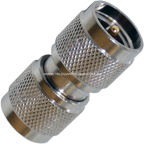 Mini-UHF Male to Mini-UHF Male Adaptor