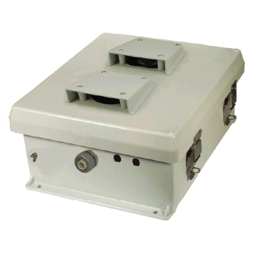 Weatherproof Enclosure with Vent & Mount Plate - 300x250x125mm