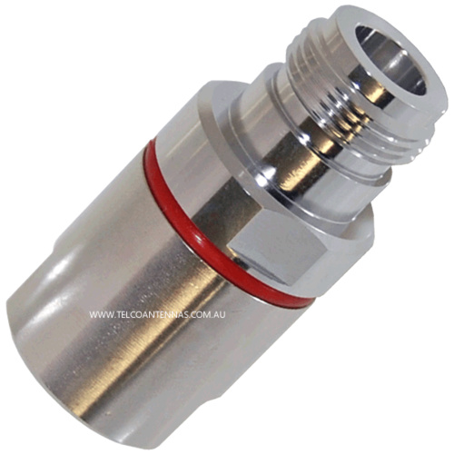 N Female Connector - 1/2" Flexible Cable
