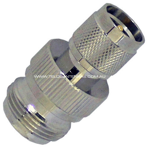 N Female to Mini UHF Male Adaptor