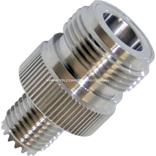 N Female to Mini UHF Female Adaptor
