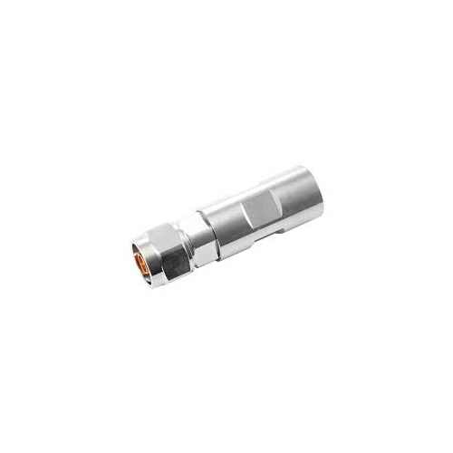 N Male Long Body Connector - 1/2" Flexible Cable