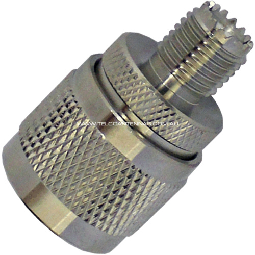 N Male to Mini UHF Female Adaptor