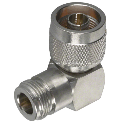 N Female to N Male Right Angle Adaptor