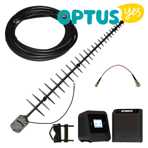 Optus 3G & 4G Indoor Coverage - External Antenna Repeater Kit