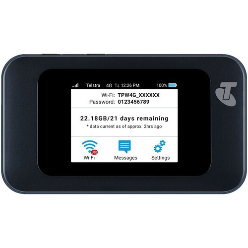 Patch Lead for Telstra Prepaid 4GX Hotspot Black MF985T
