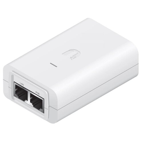 Ubiquiti POE-24-7W-G-WH PoE Injector, 24VDC, 7W, Gigabit - Australian Plug